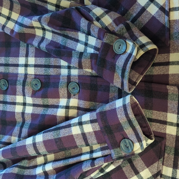 Vintage Pendleton 49er Wool Check Jacket in Purple, White and Black - Picture 5 of 9